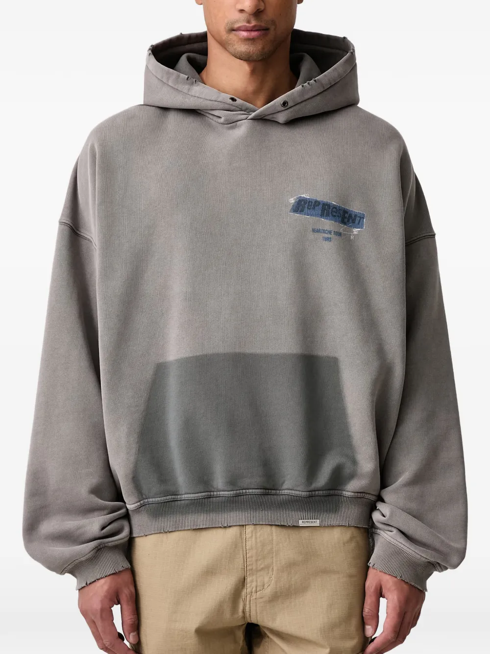 Represent Ransom hoodie Grijs