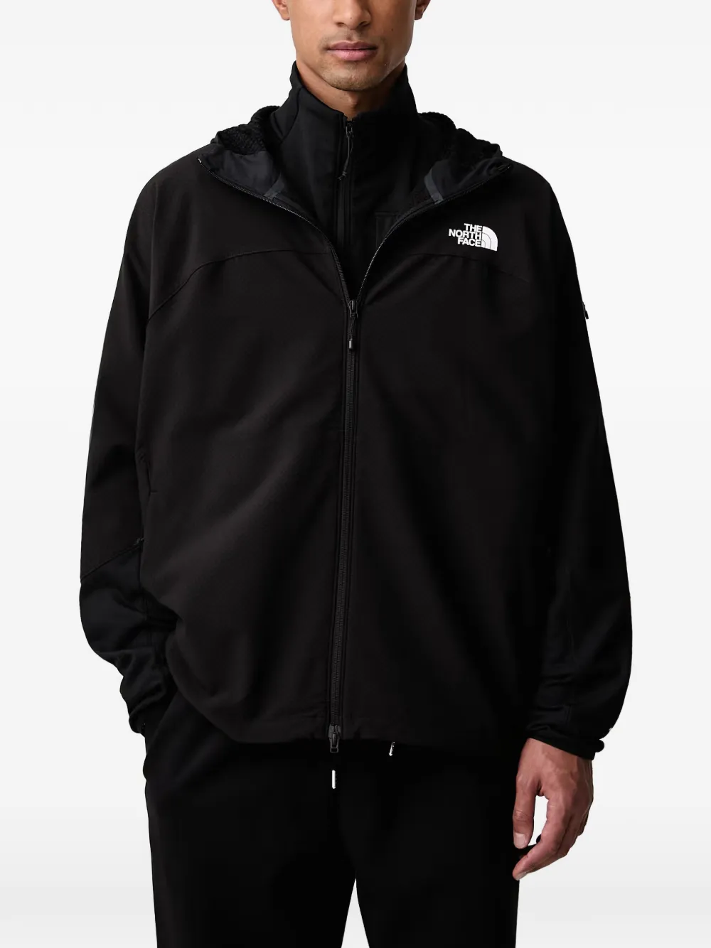The North Face Tek Approach FUTUREFLEECE™ hooded jacket Zwart