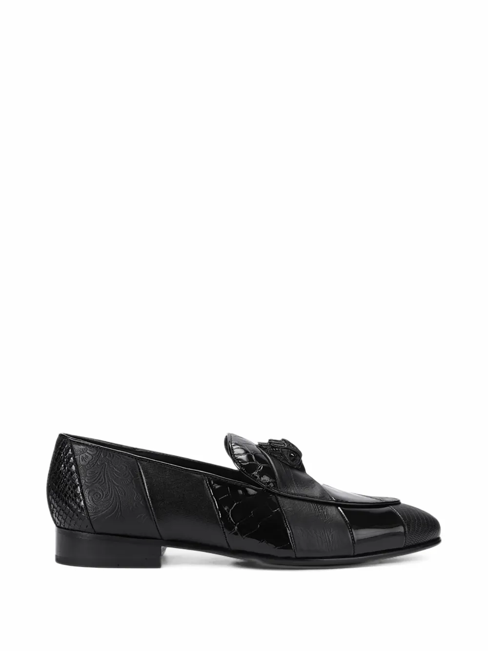 Kurt Geiger London mocassins Bedford à rayures - Noir