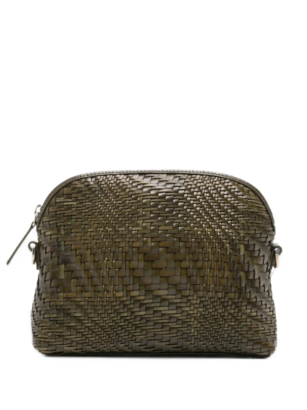 DRAGON DIFFUSION Fellini Optical clutch bag - Verde