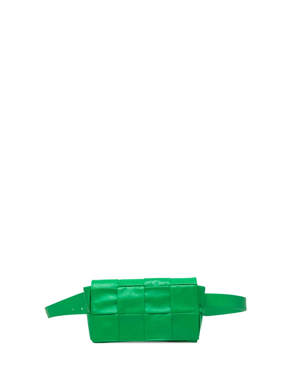 Bottega Veneta Pre-Owned 2010-2026 Mini Paper Calfskin Intrecciato Cassette belt bag - Verde