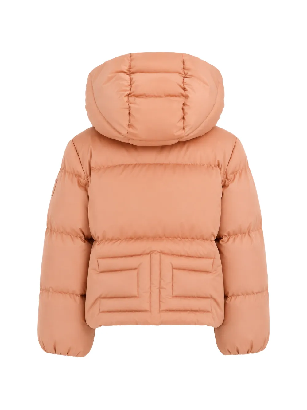 Elisabetta Franchi La Mia Bambina hooded padded jacket Roze