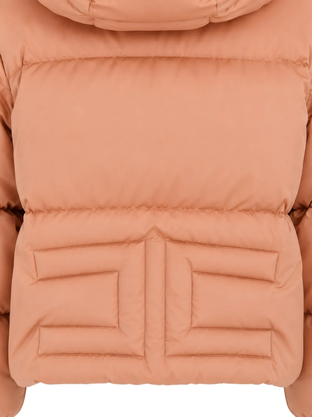 Elisabetta Franchi La Mia Bambina hooded padded jacket Roze