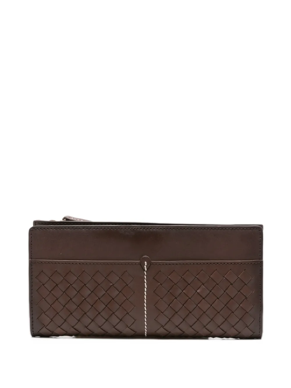 DRAGON DIFFUSION interlaced-design wallet - Marrone