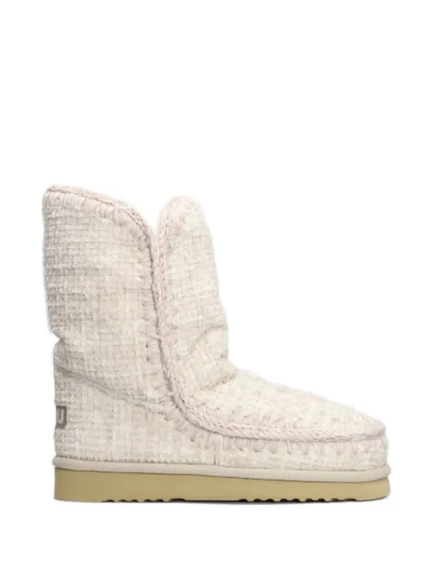 Mou Eskimo 24 crochet-stitch woven boots