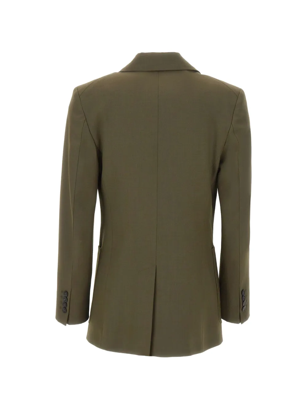 Victoria Beckham Katherine single-breasted blazer Groen