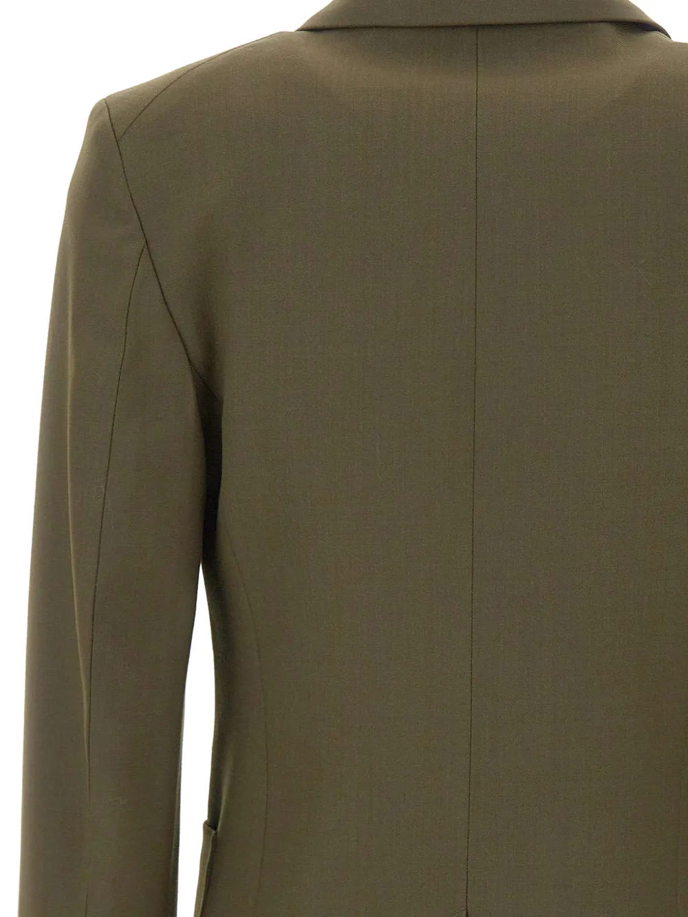 Victoria Beckham Katherine single-breasted blazer Groen