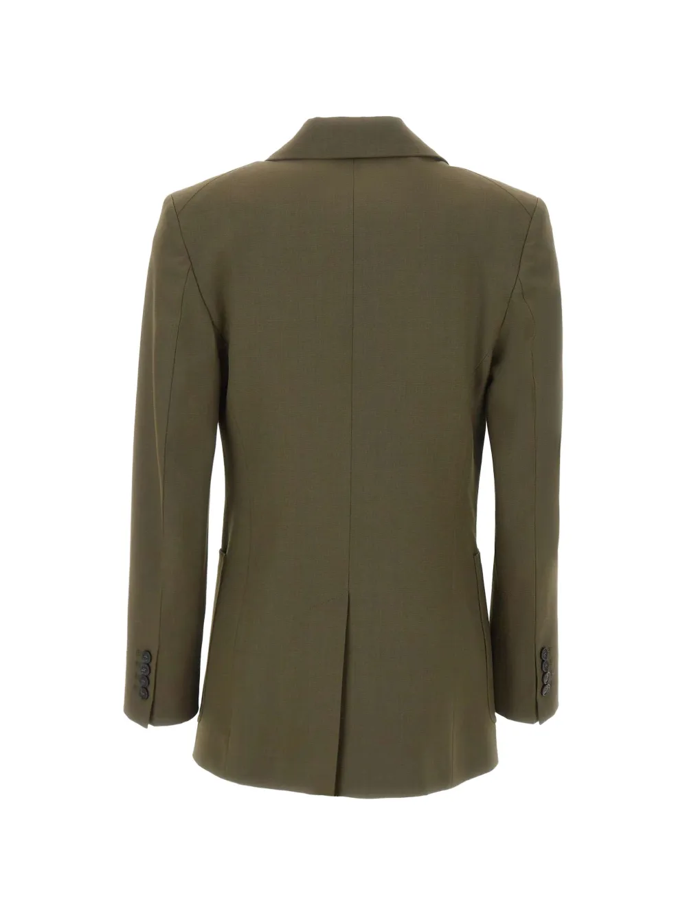 Victoria Beckham Katherine single-breasted blazer Groen