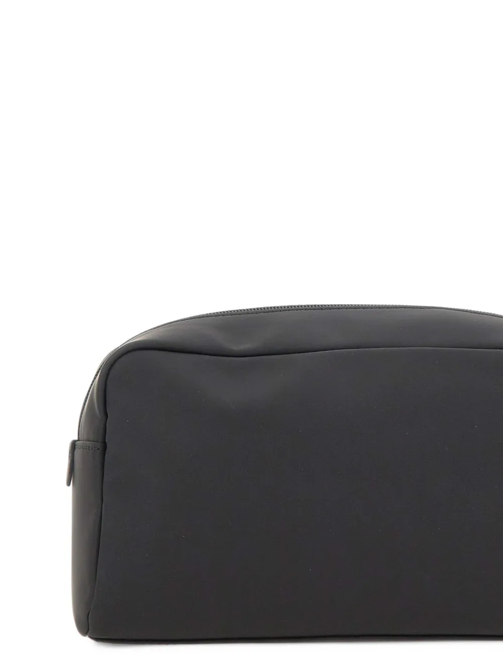 BOSS Zeph logo-plaque wash bag Zwart
