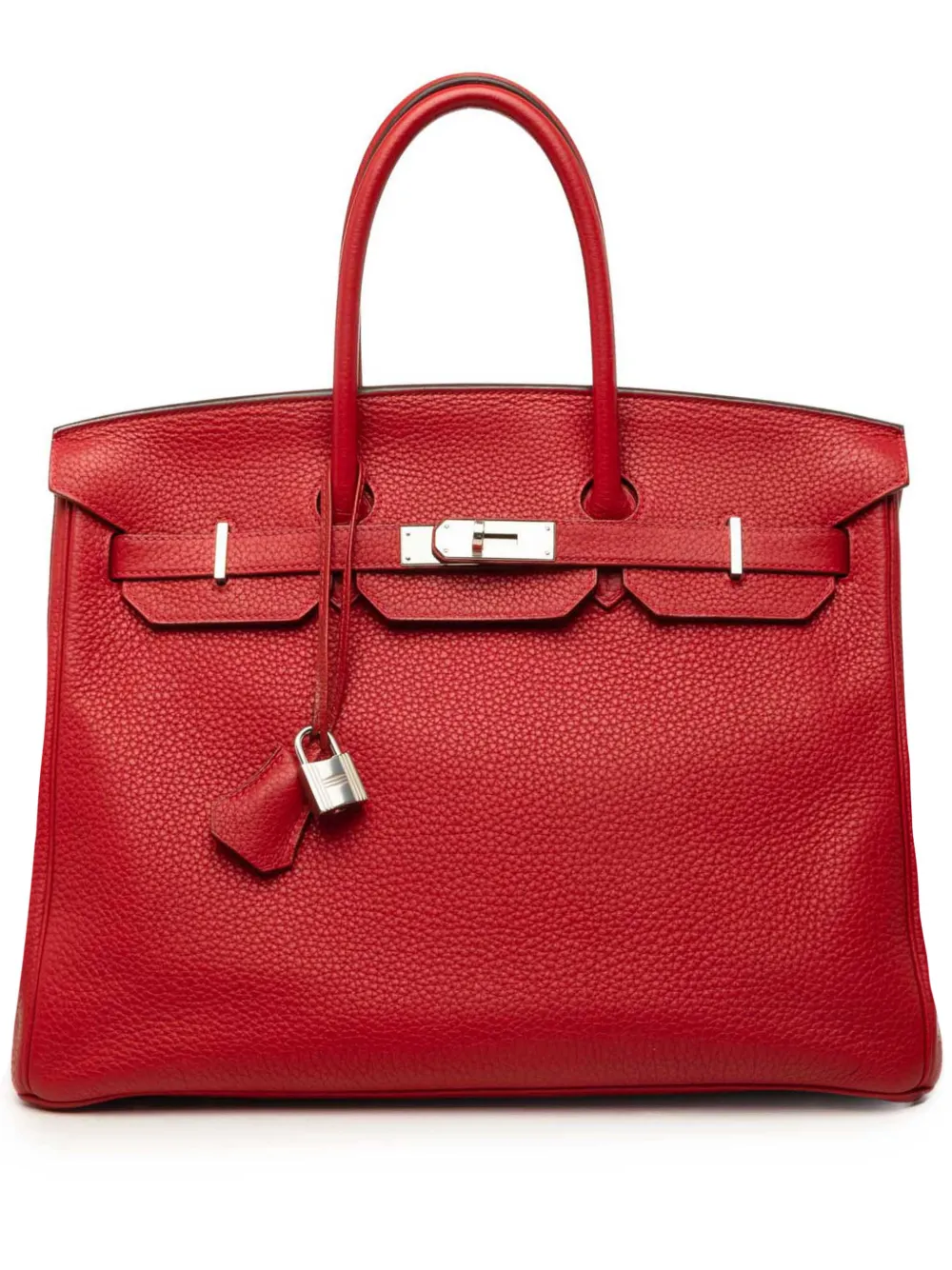 Hermès Pre-Owned 2013 Clemence Birkin Retourne 35 handbag - Red