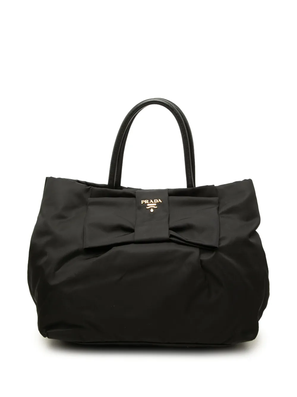 Prada Pre-Owned 2000-2026 Tessuto Fiocco Bow handbag - Nero