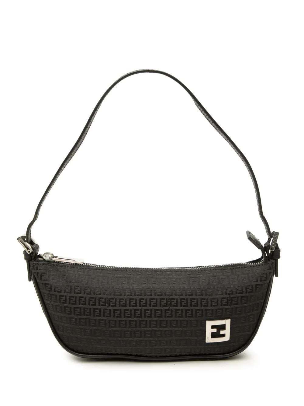 Fendi Pre-Owned 2000-2010 Micro Zucchino Canvas shoulder bag - Schwarz