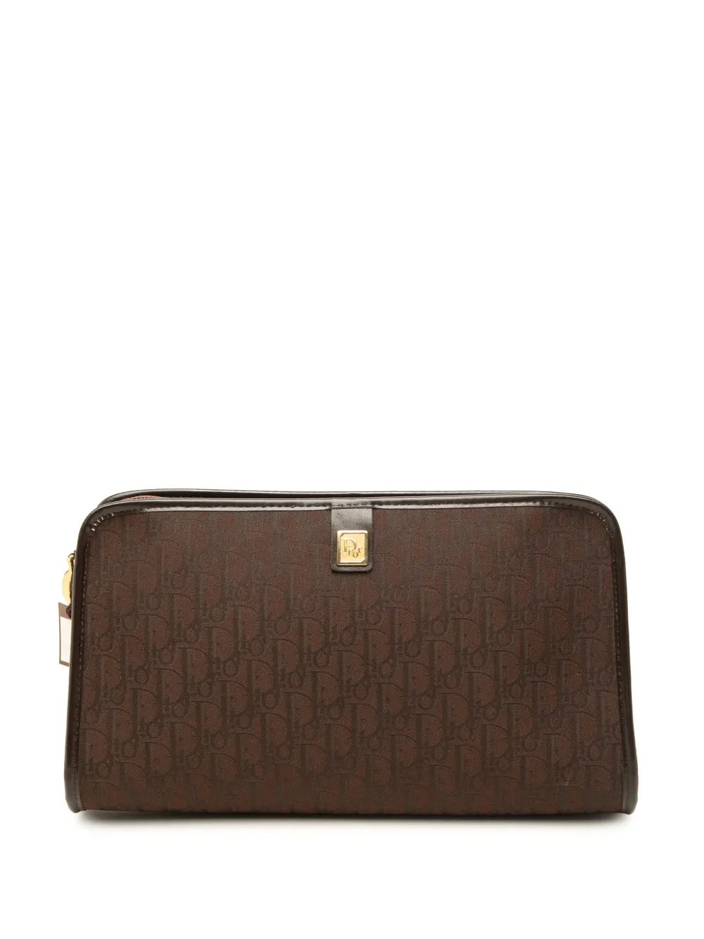 Christian Dior Pre-Owned 20th Century Diorissimo Trotter Canvas clutch bag - Marrone