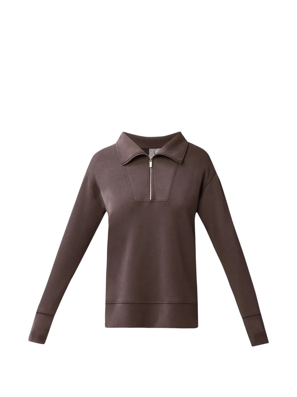 Sweaty Betty sweat à col zippé - Marron Sweaty Betty sweat à col zippé - Marron
