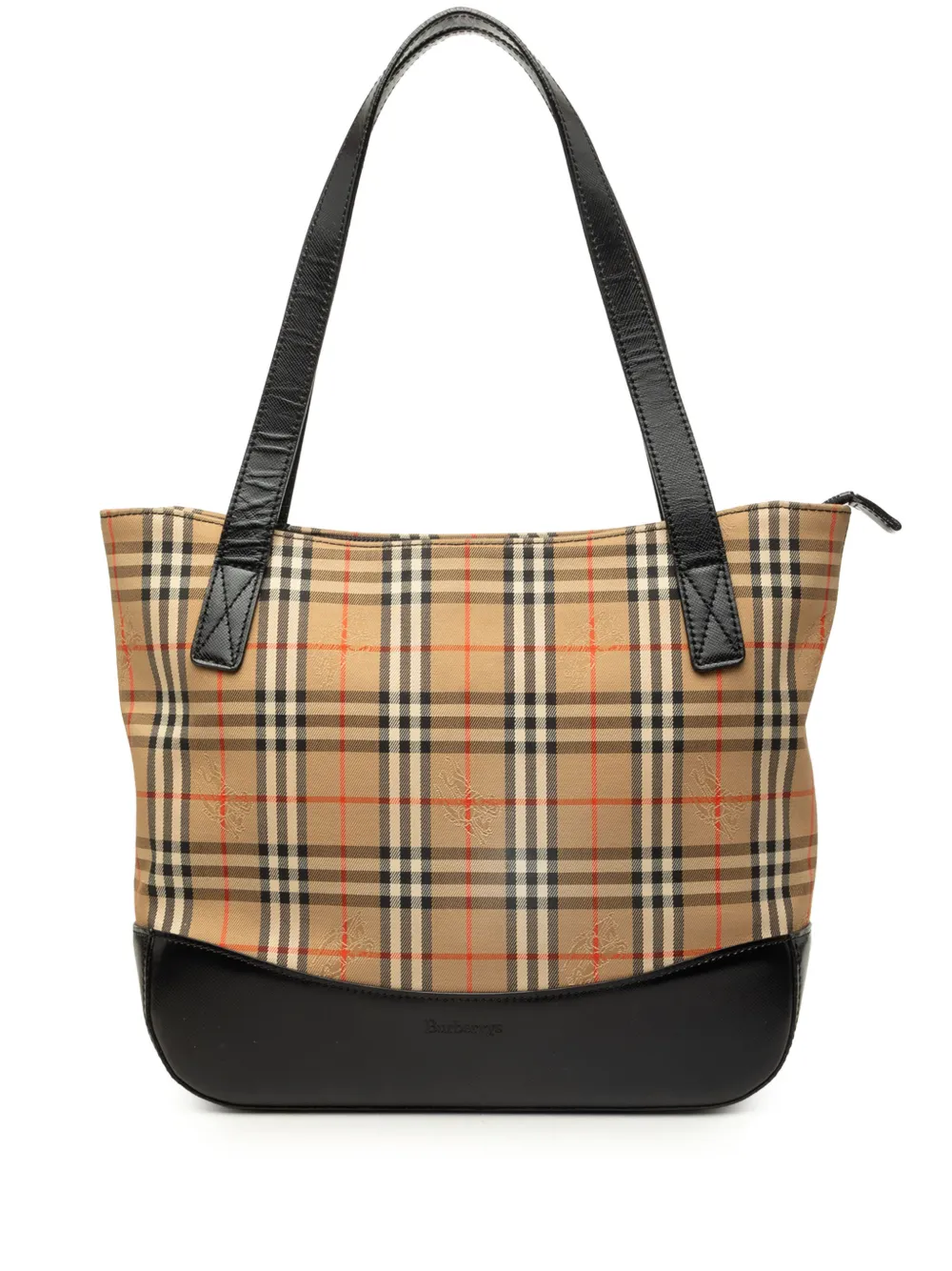 Burberry Pre-Owned 20th Century Haymarket Check Canvas tote bag - Neutrals