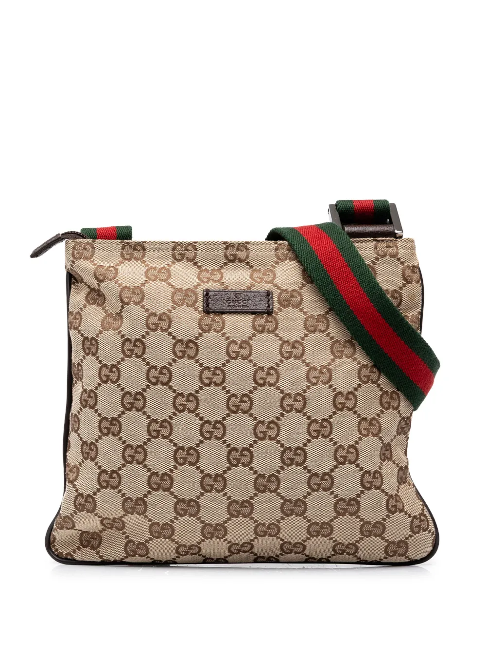 Gucci Pre-Owned 2000-2015 GG Canvas Web crossbody bag - Toni neutri
