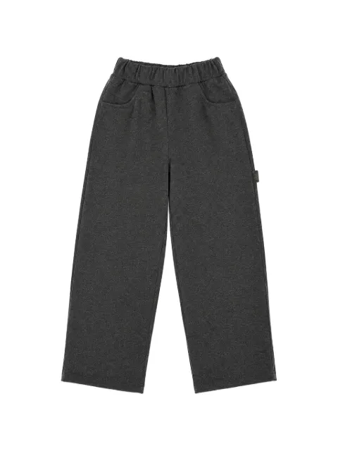 DONDUP KIDS elasticated hammer-loop trousers