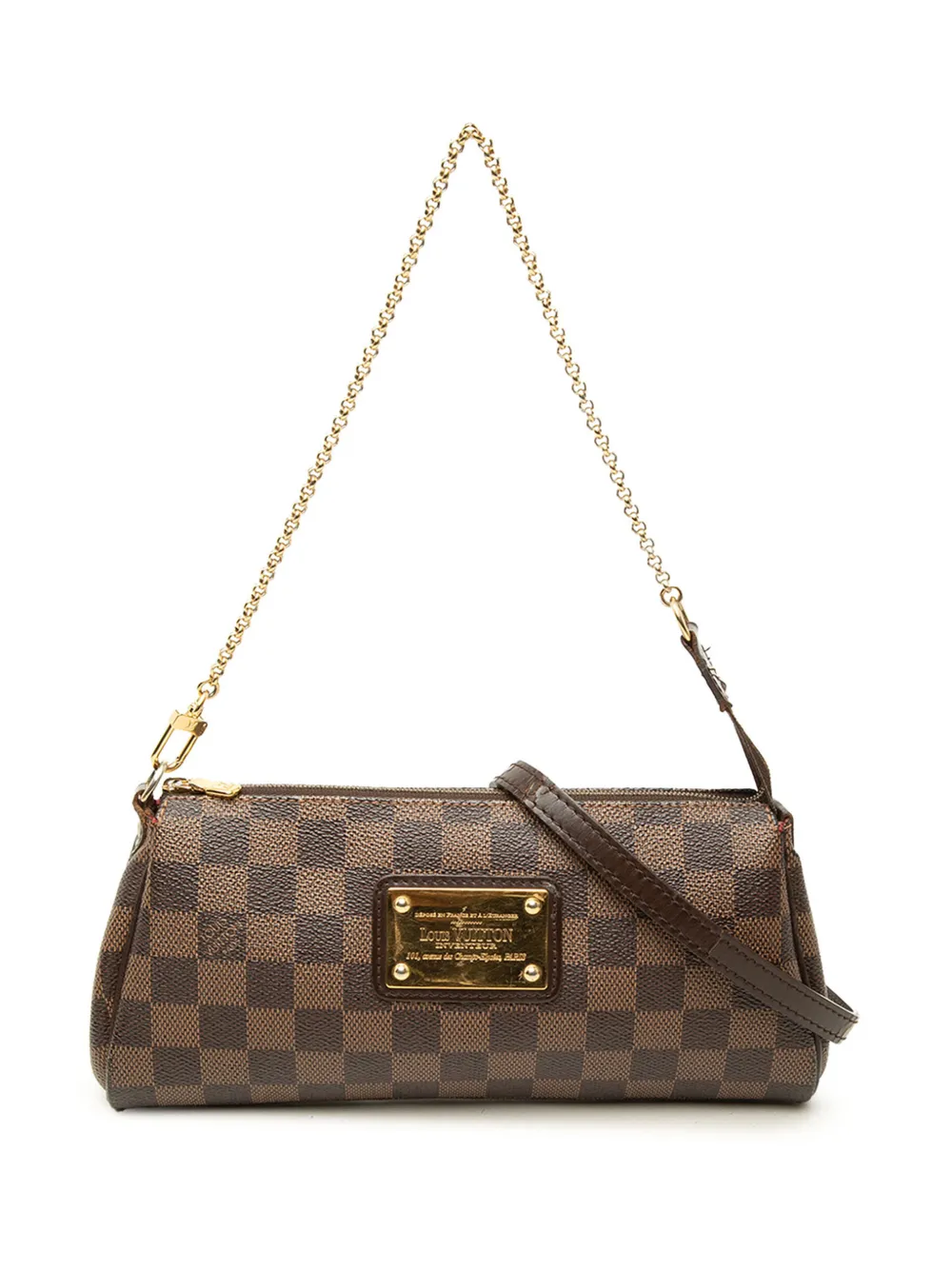 Louis Vuitton Pre-Owned 2011 Damier Ebene Eva satchel - Braun