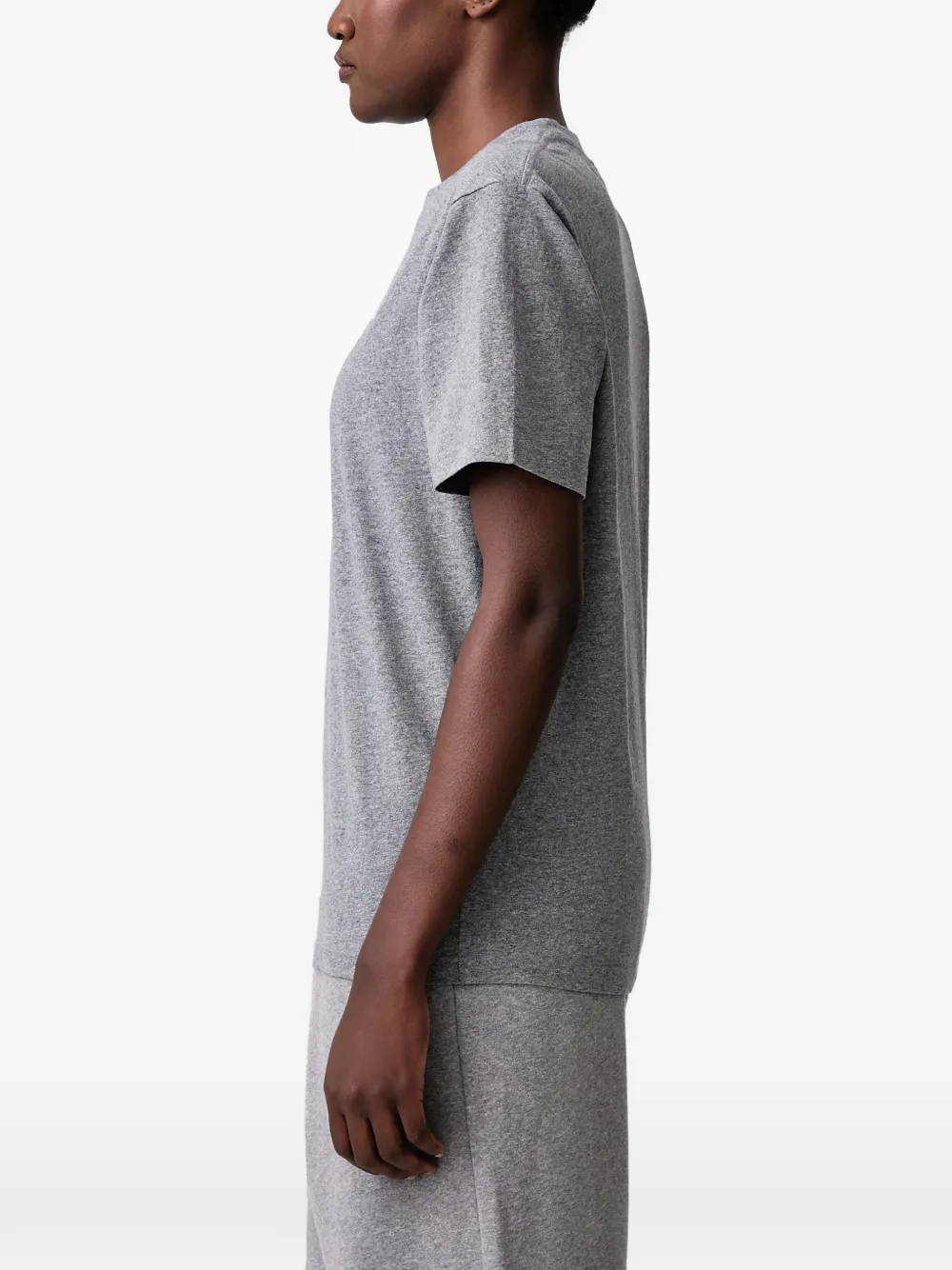 Sporty & Rich Cameron Serif logo-print T-shirt Grijs