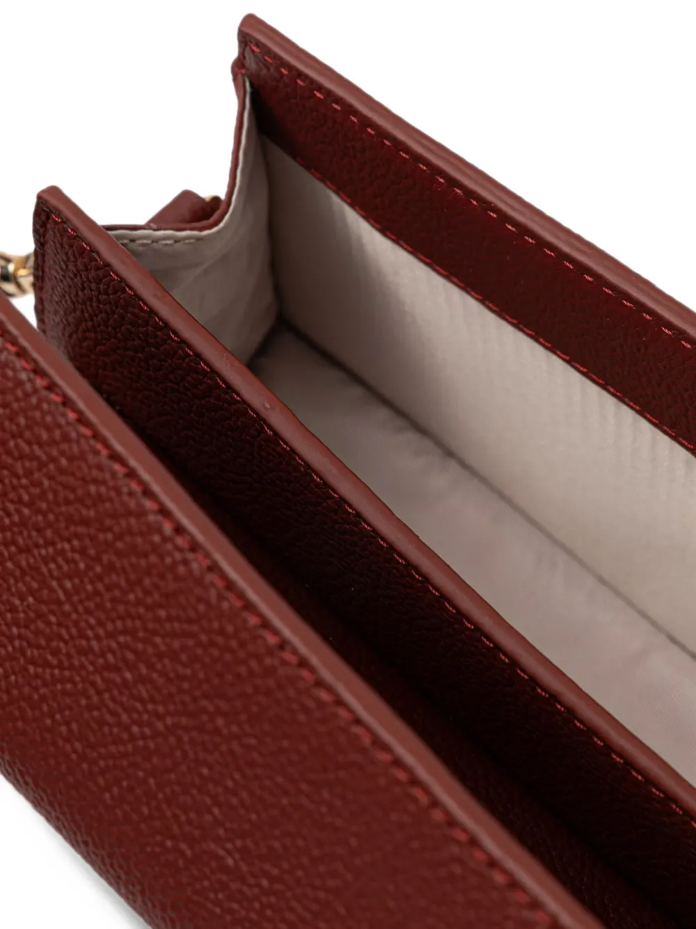 Silvian Heach x New Martina grained-effect buckle-detail tote bag Rood