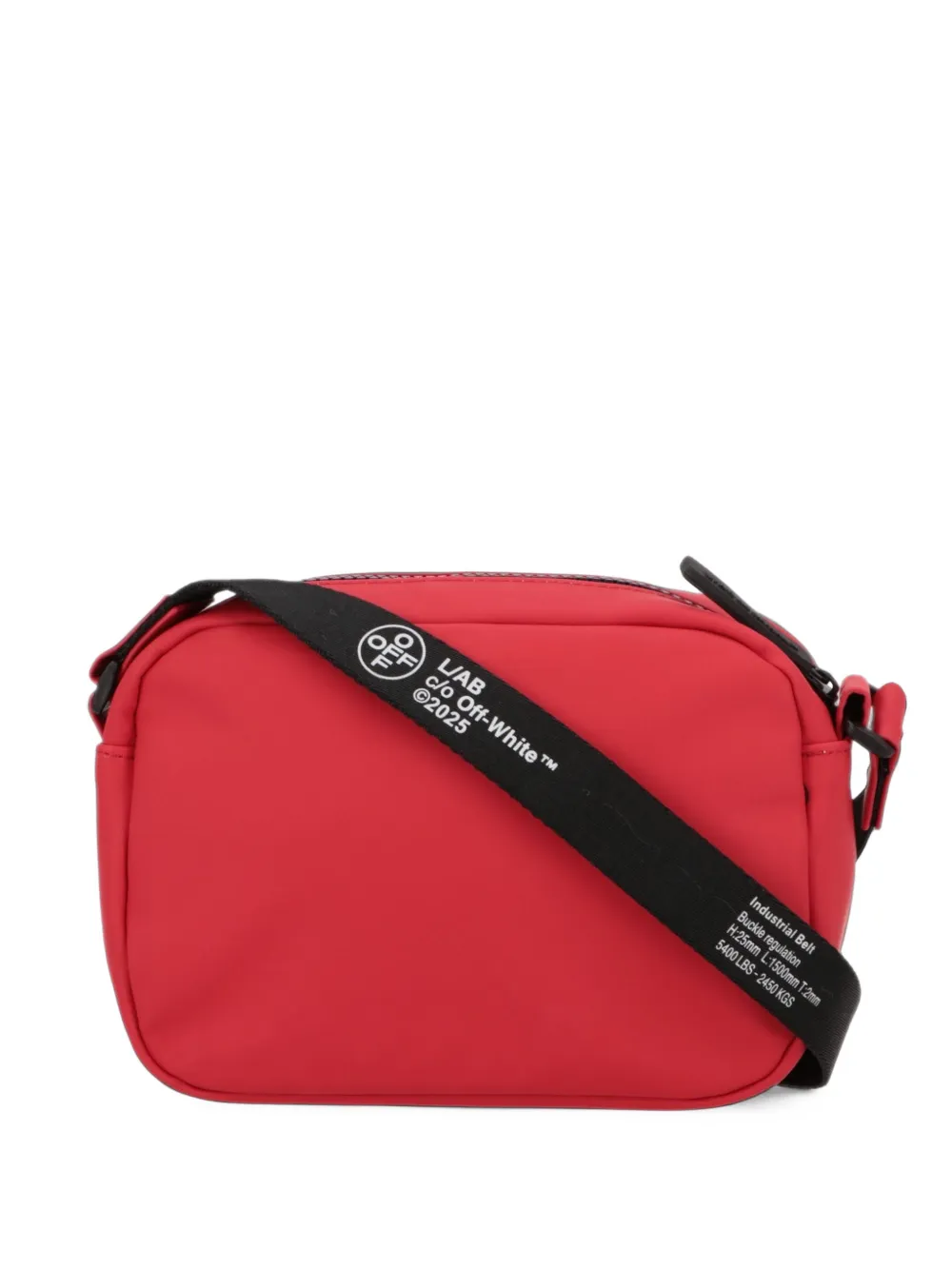 L/ab c/o Off-White Avenue logo-print crossbody bag - Rosso