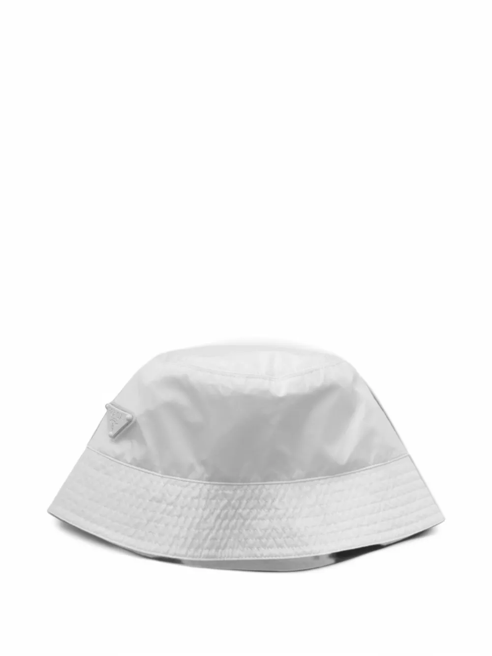 Prada Foldable Re-Nylon bucket hat - Bianco