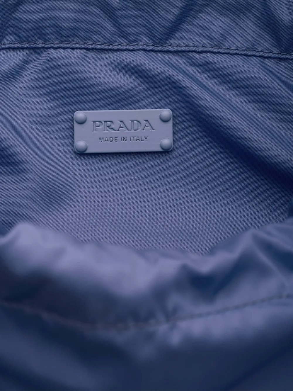 Prada Re-Nylon drawstring backpack Blauw