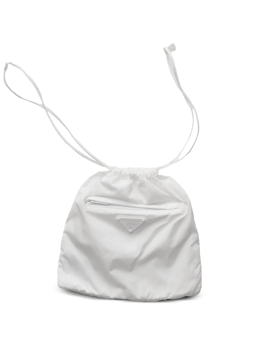 Prada Foldable Re-Nylon pouch - Bianco
