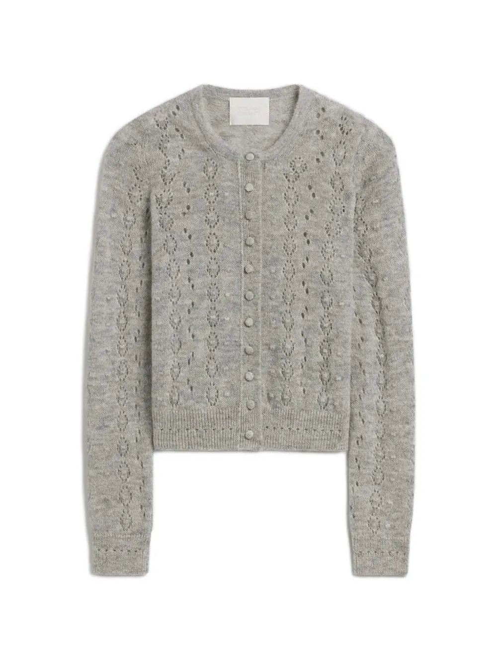 Citizens of Humanity Tabitha pointelle-knit cardigan Grijs