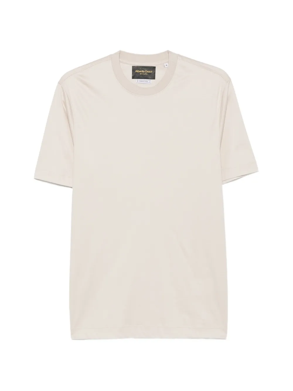 Alberto Gozzi crew-neck T-shirt - Tons neutres Alberto Gozzi crew-neck T-shirt - Tons neutres