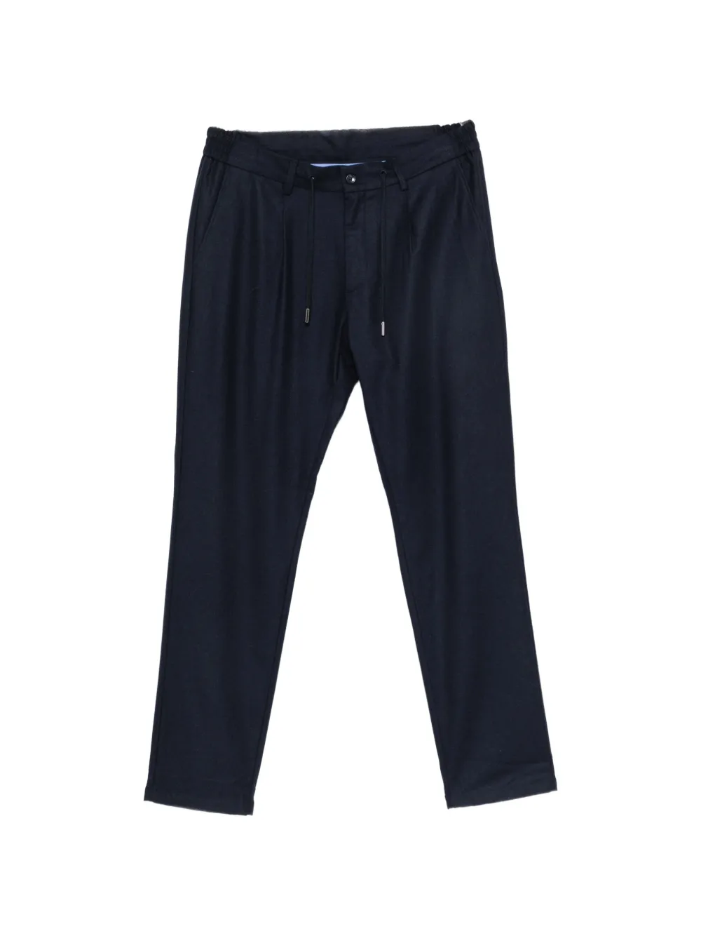 Alberto Gozzi drawstring-waist pleated trousers - Blu