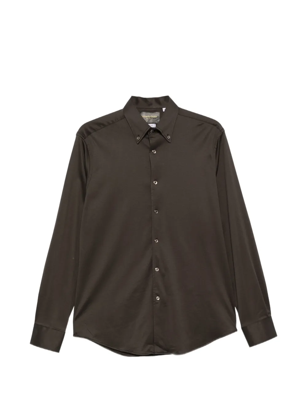 Alberto Gozzi button-down long-sleeve shirt - Brown