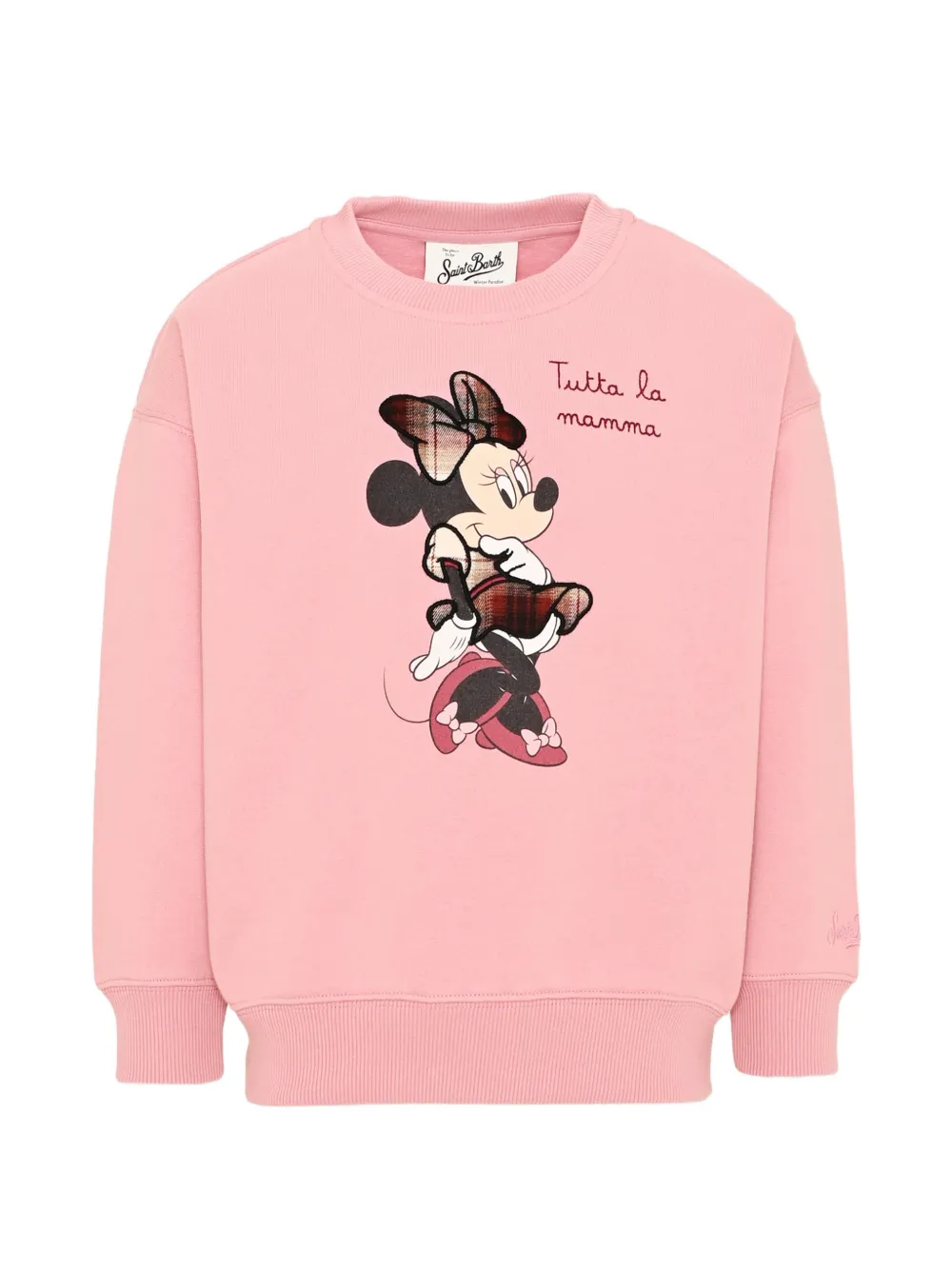 MC2 Saint Barth Kids x Disney Briony Minnie-print sweatshirt Roze