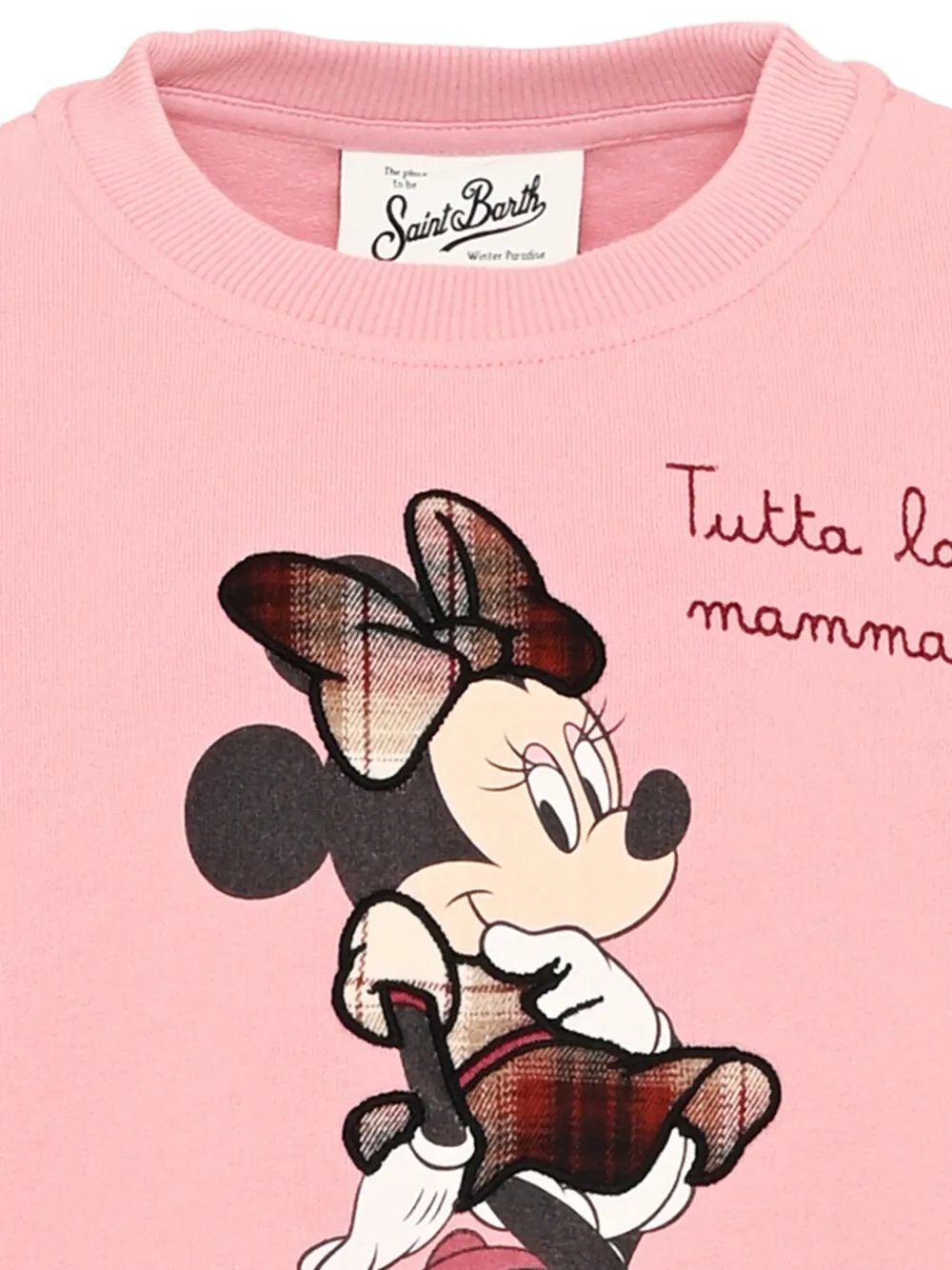 MC2 Saint Barth Kids x Disney Briony Minnie-print sweatshirt Roze