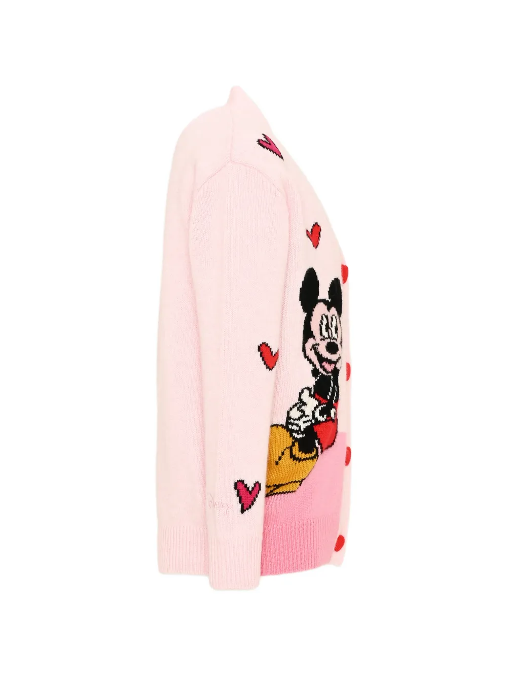 MC2 Saint Barth Kids x Disney intarsia-knit cardigan Roze