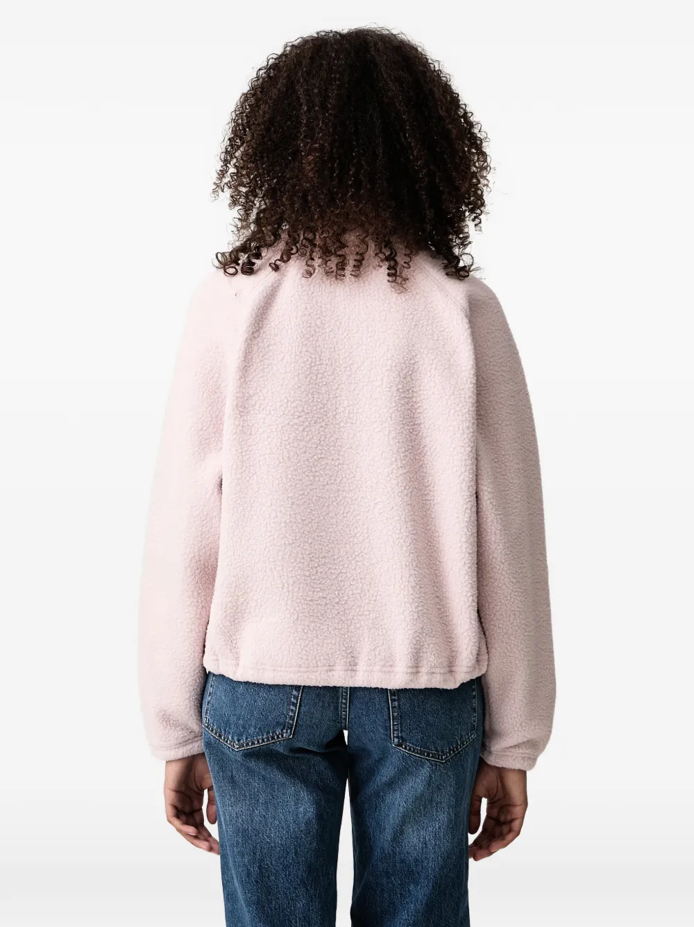 Columbia Jasper Ridge™ fleece-texture press-stud sweater Roze