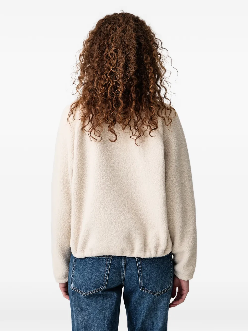 Columbia Jasper Ridge™ fleece-texture press-stud sweater Beige