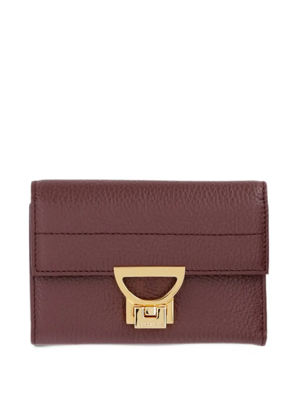 Coccinelle Arlettis grained-leather wallet - Rosso