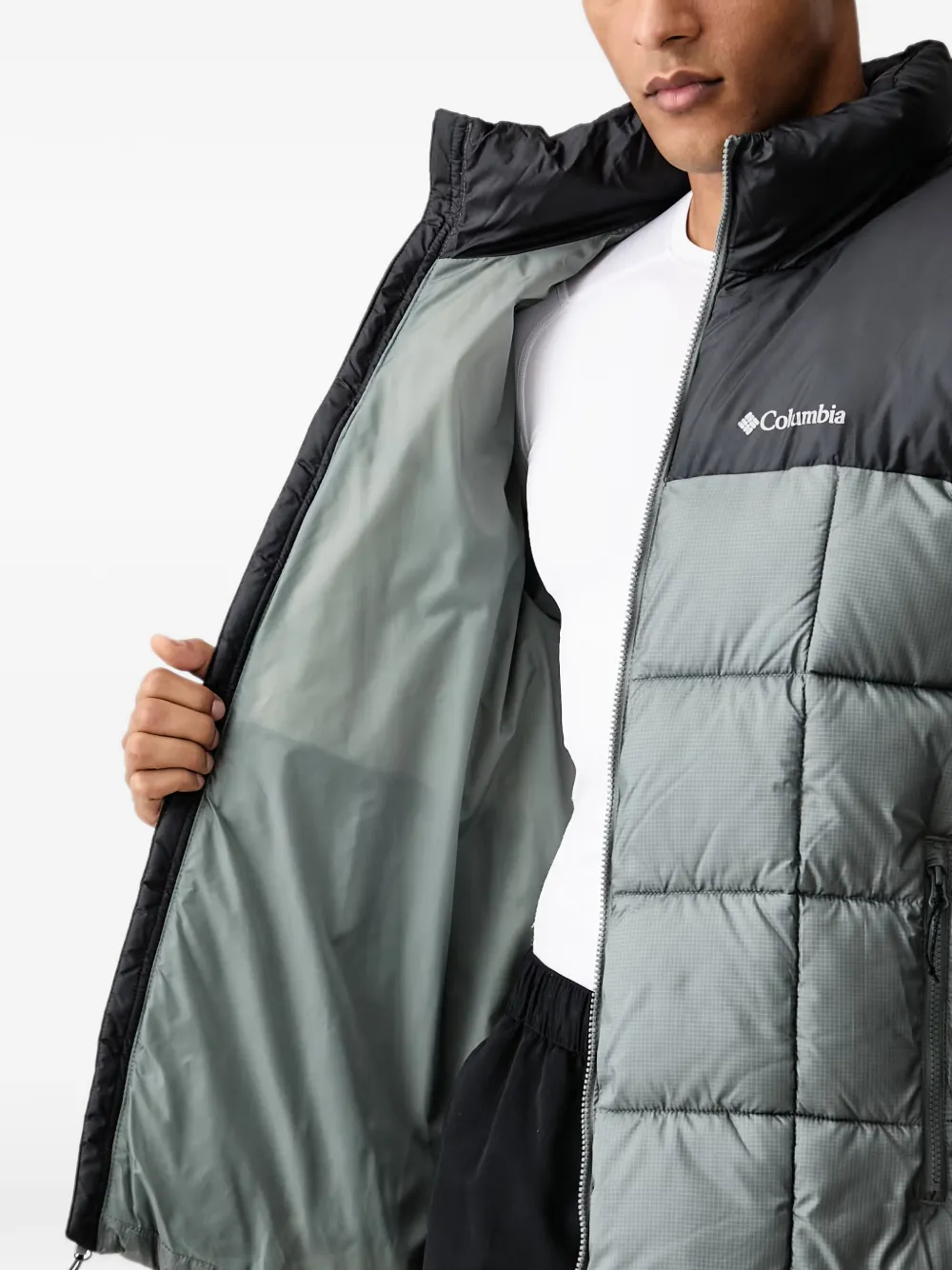 Columbia Puffect IV gewatteerd ripstop jack Groen