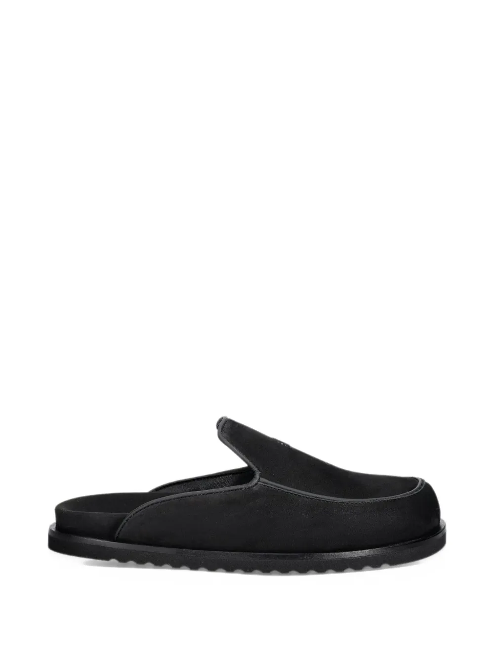 Filling Pieces slip-on suede mules - Nero