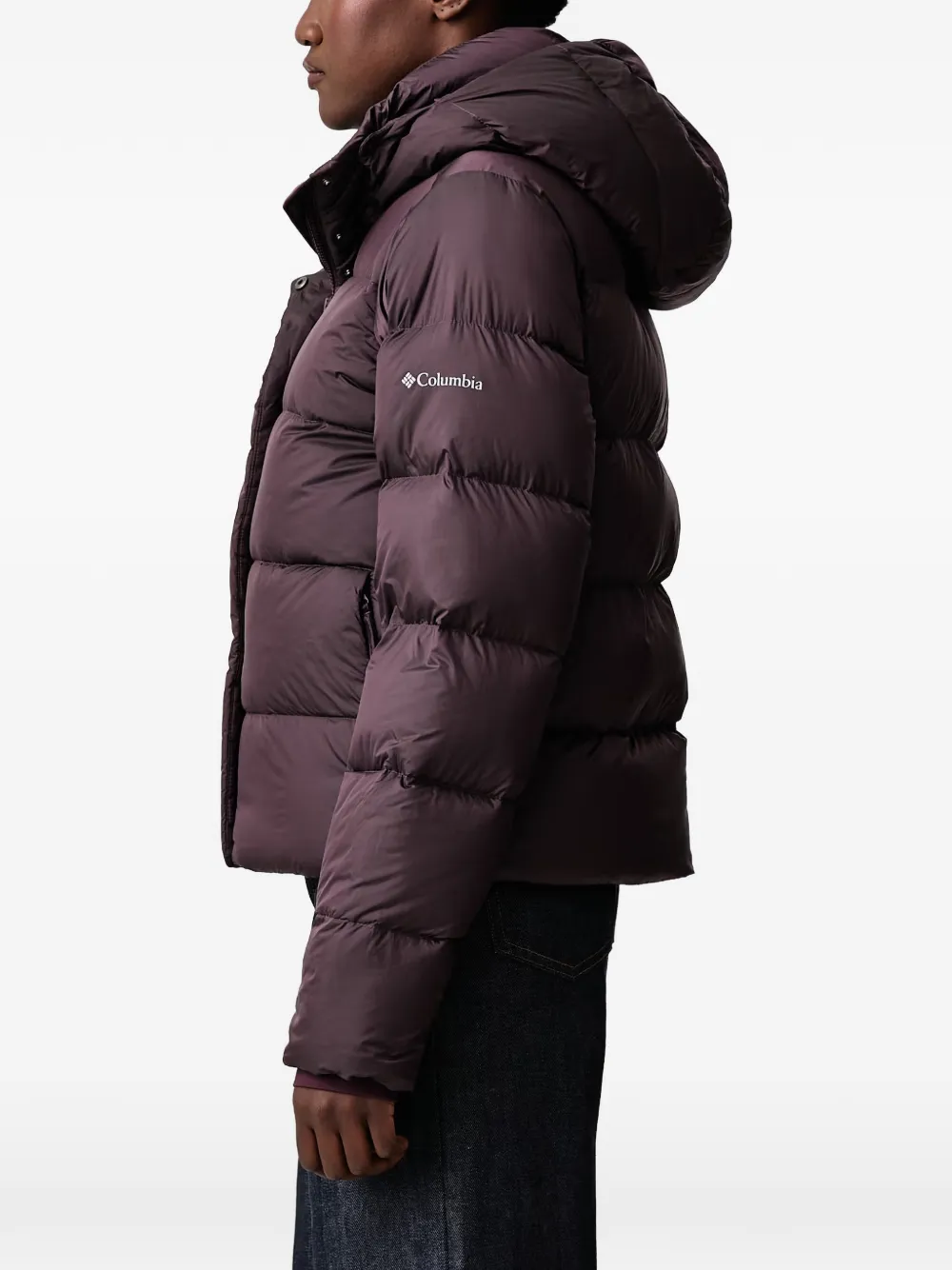 Columbia Amaze Puff quilted hooded jacket Paars