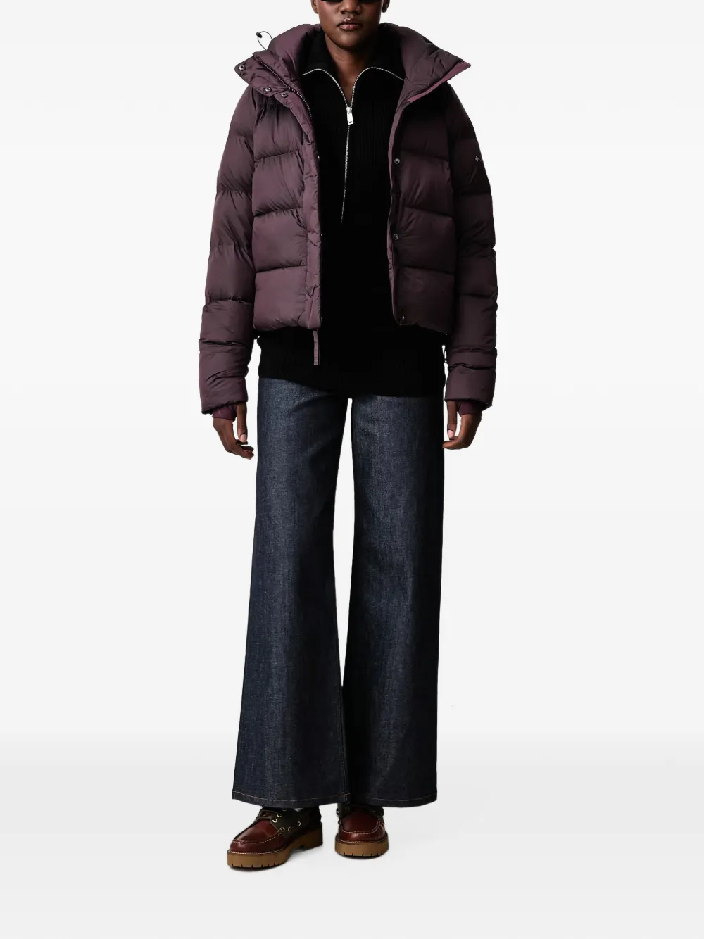 Columbia Amaze Puff quilted hooded jacket Paars