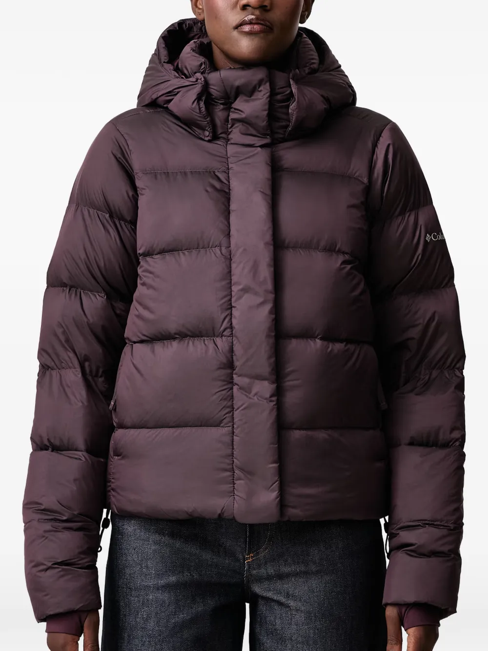 Columbia Amaze Puff quilted hooded jacket Paars