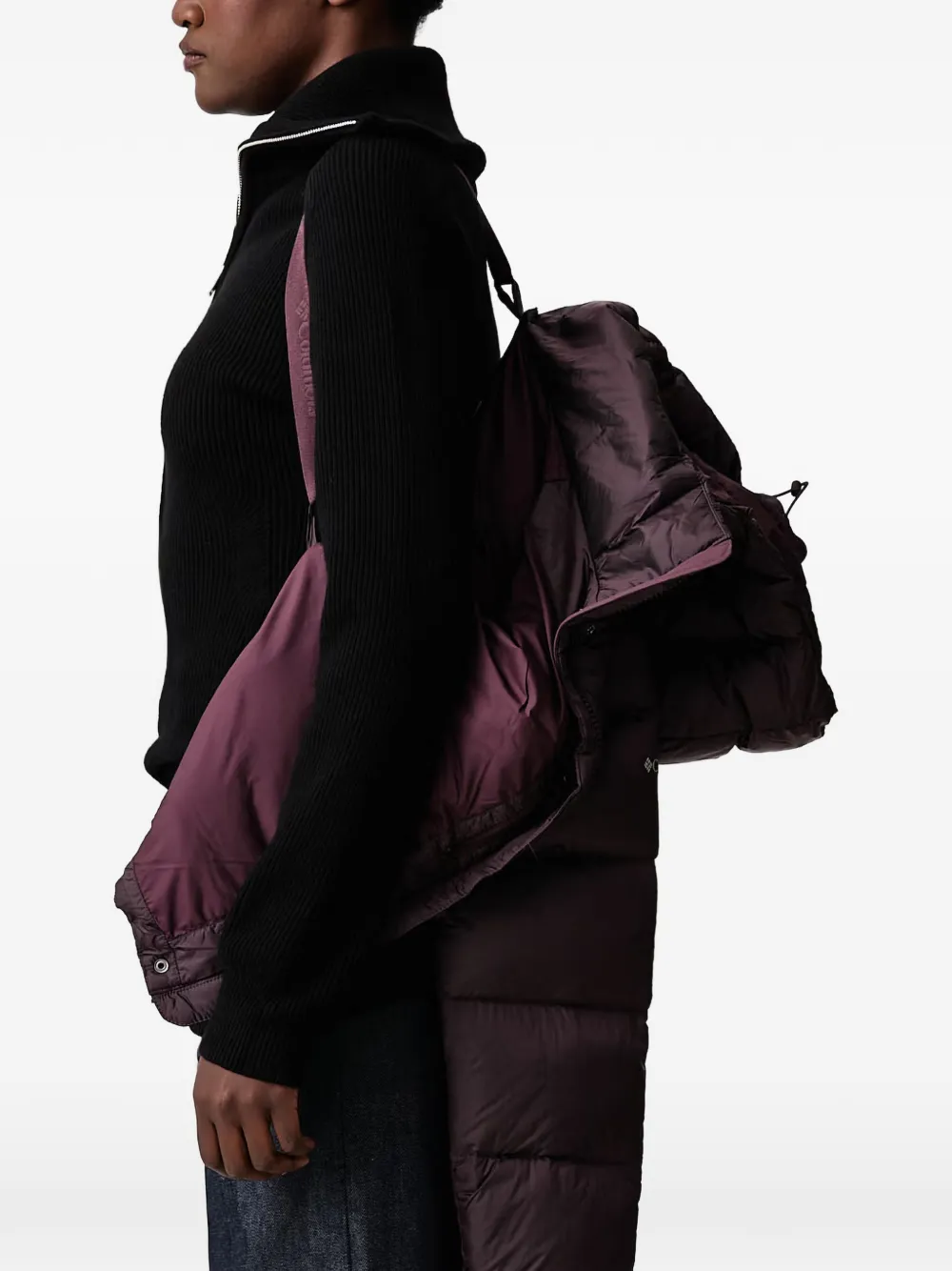 Columbia Amaze Puff quilted hooded jacket Paars