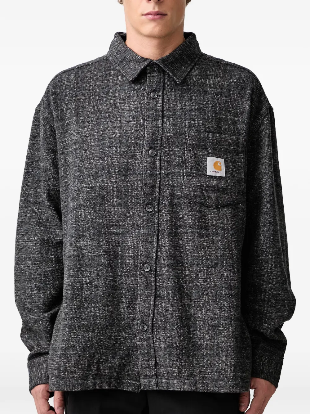Carhartt WIP Bagley check shirt Zwart