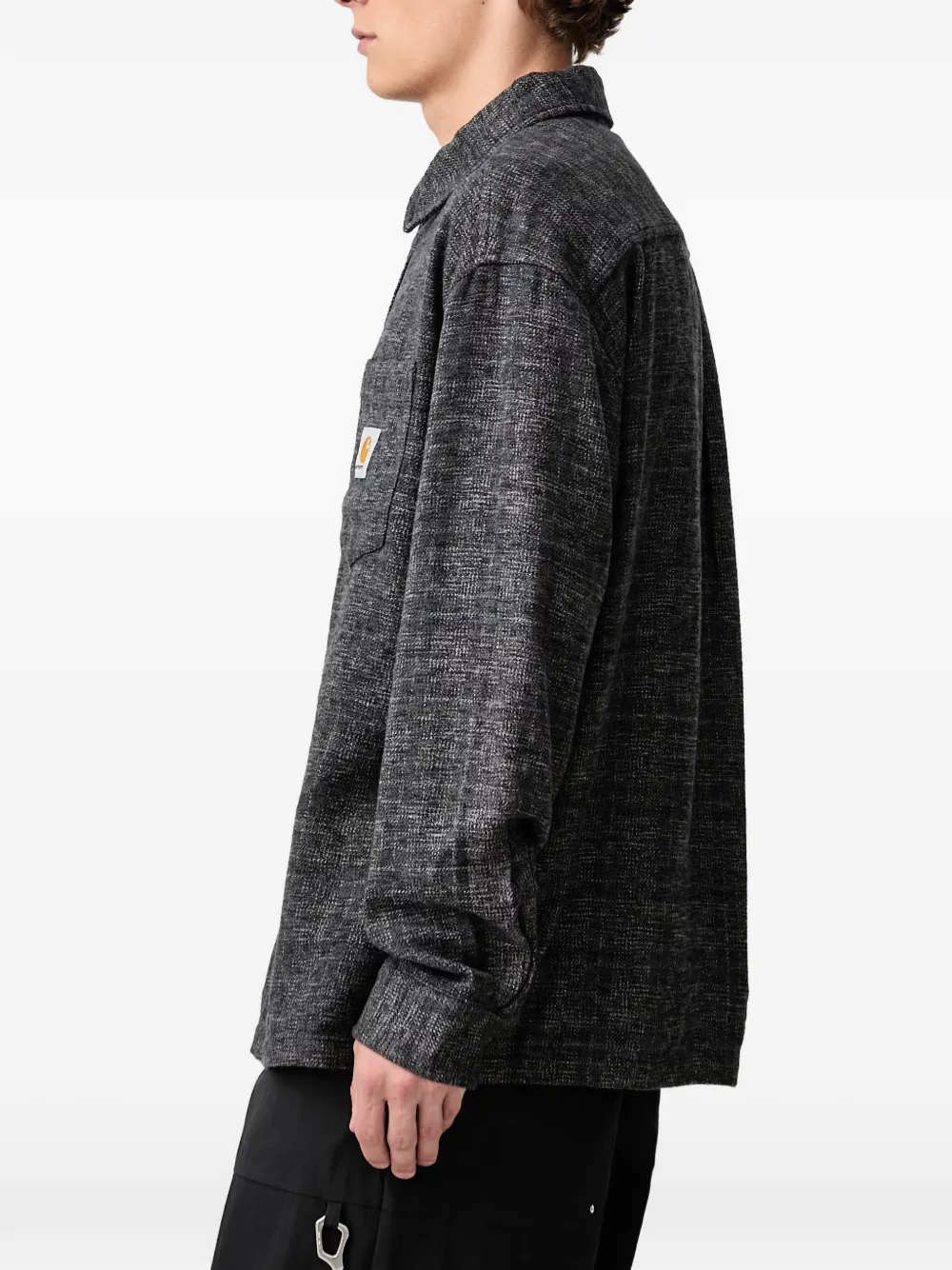 Carhartt WIP Bagley check shirt Zwart