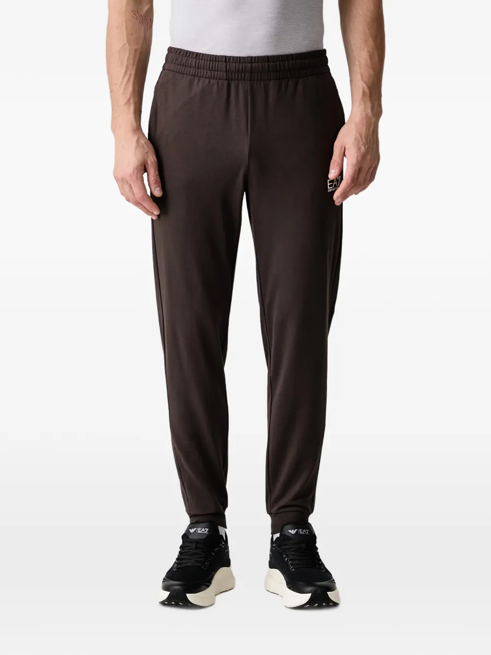 Ea7 Emporio Armani Trainingsbroek met logoprint Bruin