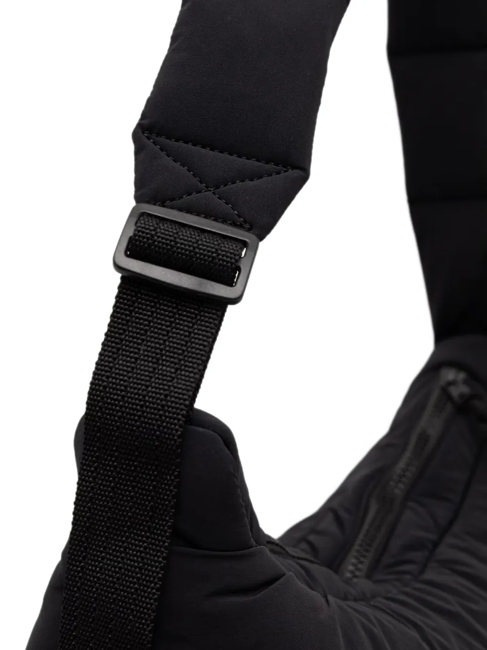 Columbia quilted padded tote bag Zwart