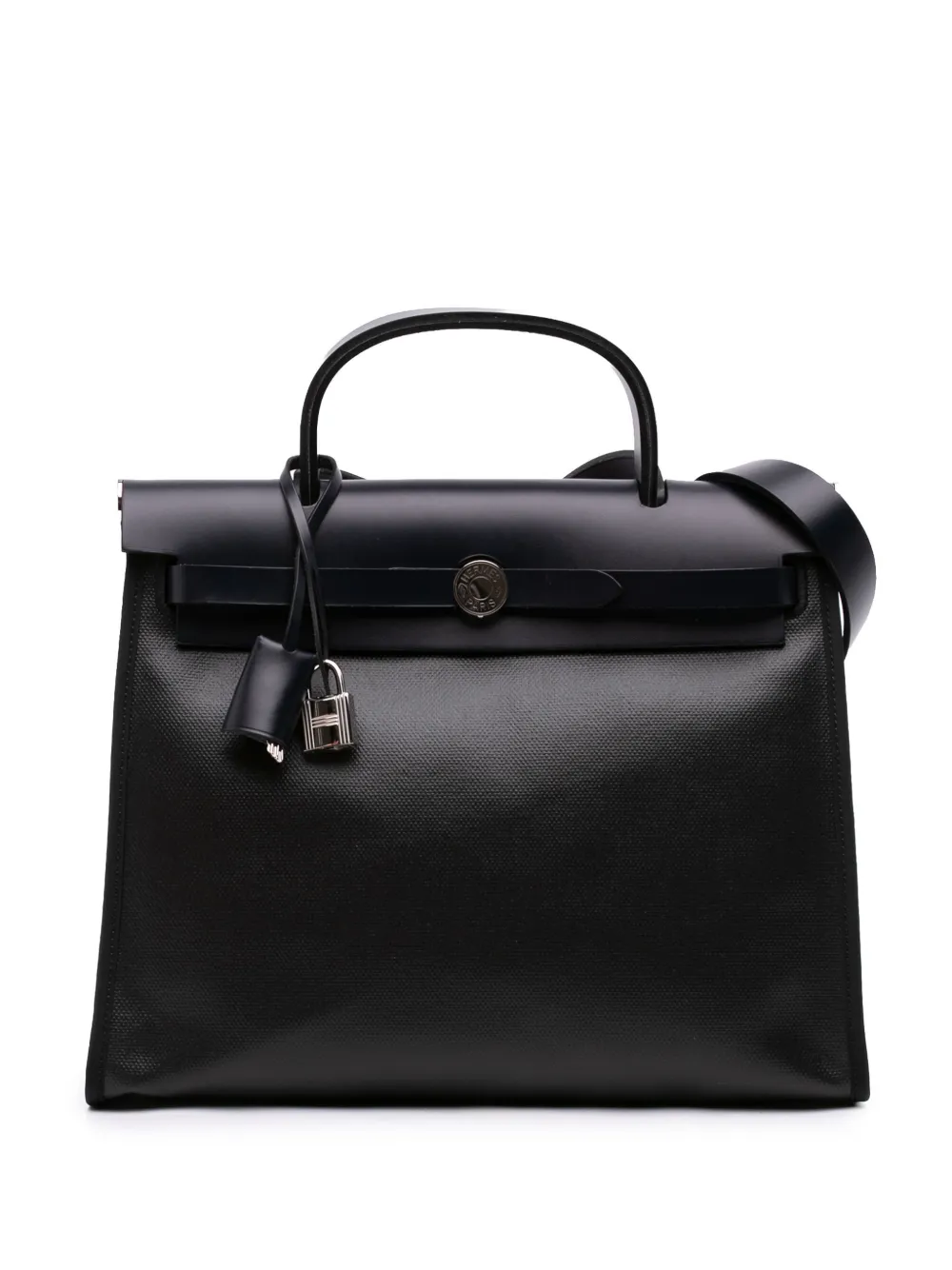 Hermès Pre-Owned 2025 Toile H Berline Herbag Zip 31 satchel - Schwarz