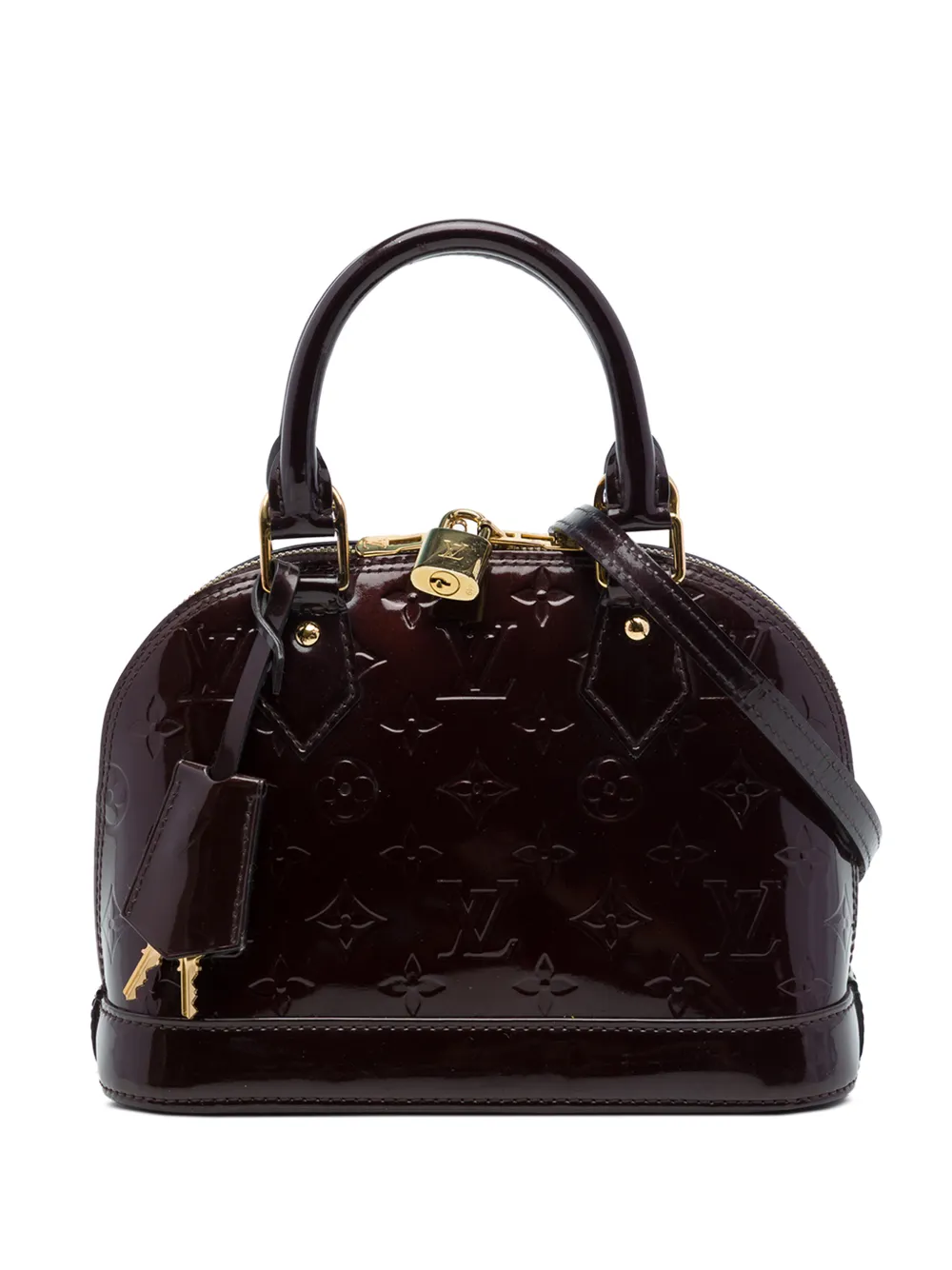 Louis Vuitton Pre-Owned 2013 Monogram Vernis Alma BB satchel - Purple